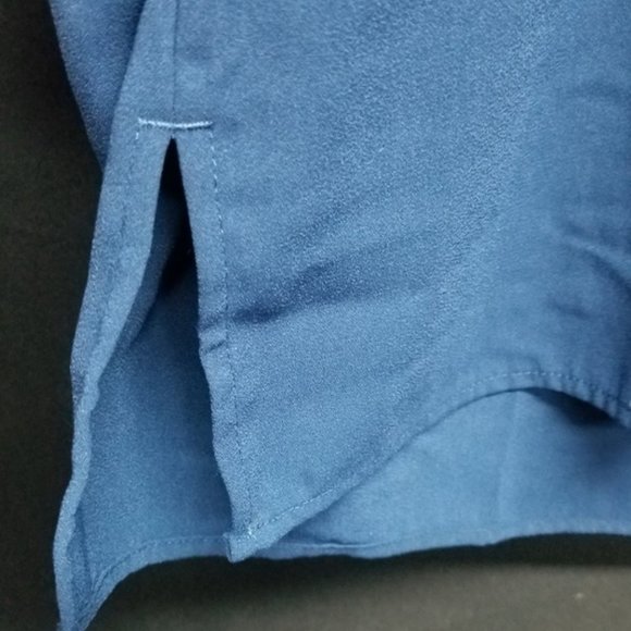 J.CREW BLUE BLACK NWT TUNIC BLOUSE TOP SIZE 20 - Picture 3 of 8